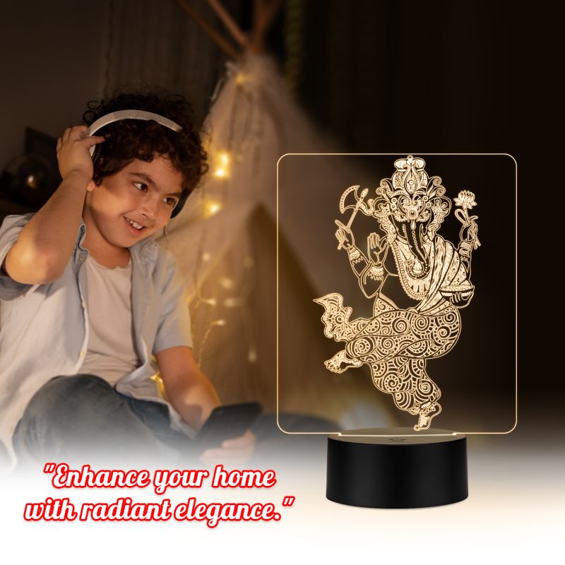 Ganesh Ji Design Night Lamp